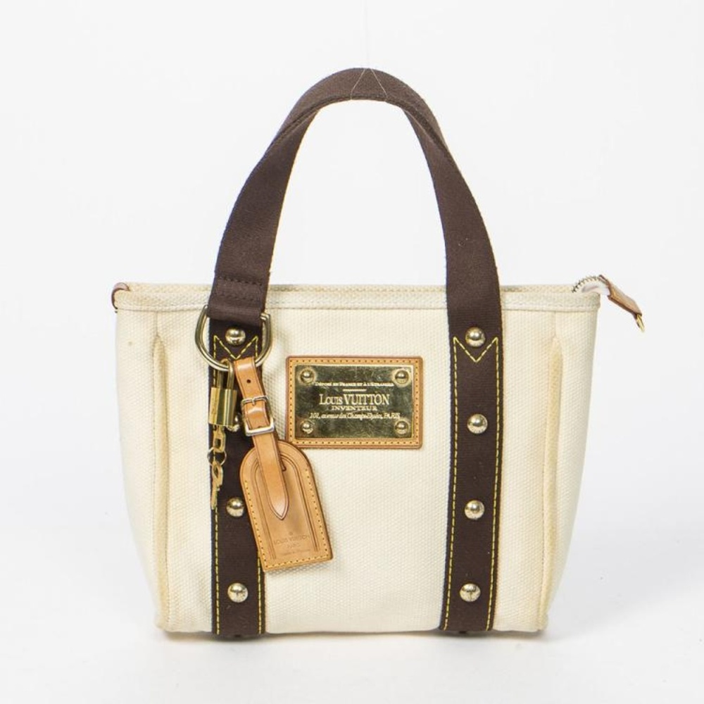 Authentic LOUIS VUITTON Antigua Canvas Cabas